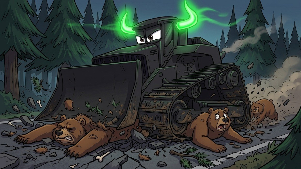 Bears when the Dozer wakes up: